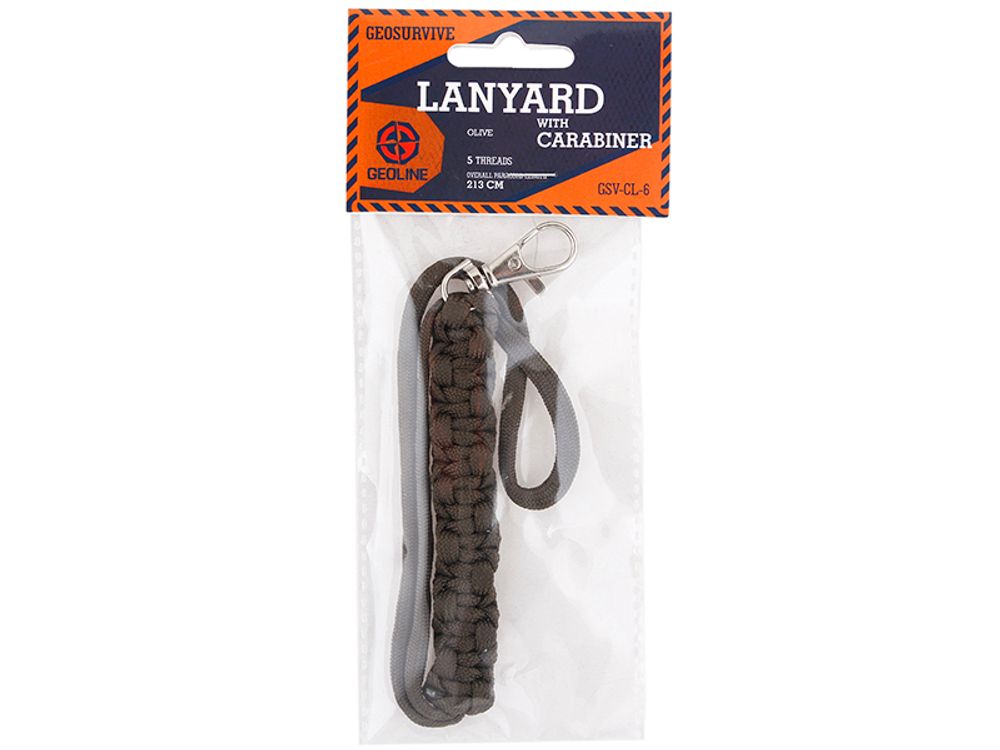 Темляк с карабином (Geoline Survival) Olive