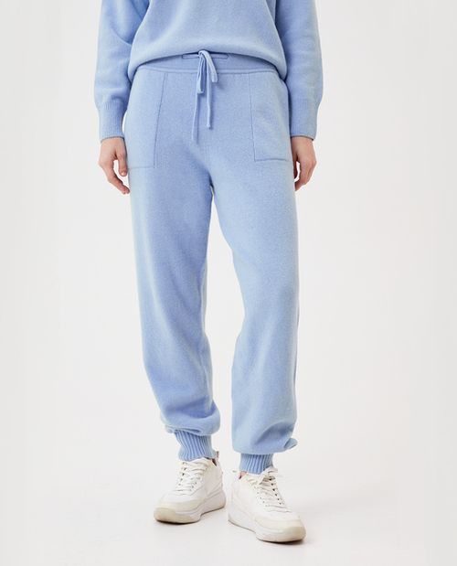 Брюки в спортивном стиле из шерсти мериноса