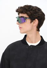 Спортивные очки с диоптриями 100% SPEEDCRAFT SL Polished Black - HiPER Lavender Mirror Polarized Lens