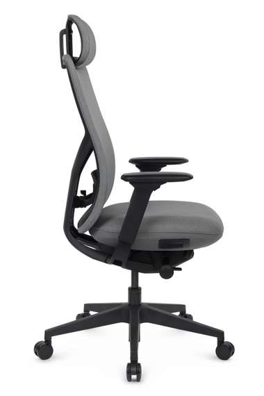 Кресло Antler EAN-001A Черный пластик/Серый