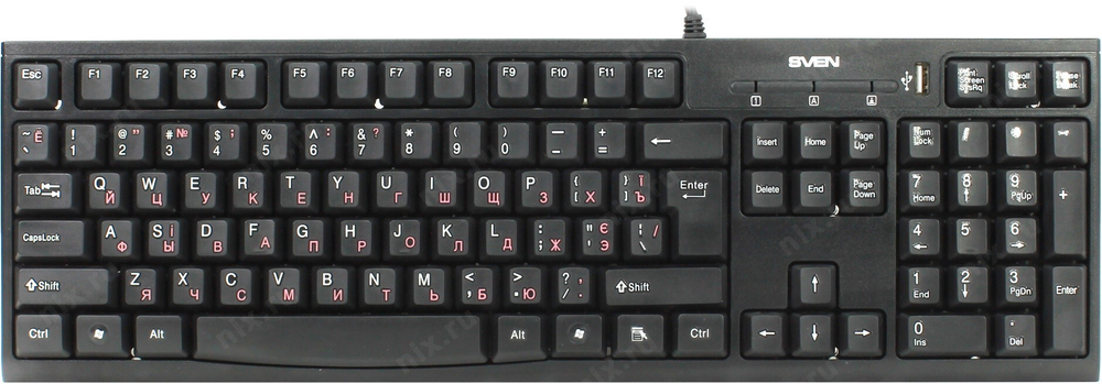 Клавиатура SVEN  Standard  304 &lt;USB&gt; 104КЛ
