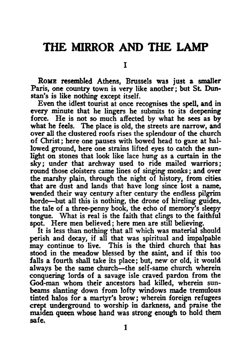 The mirror and the lamp | W. B. Maxwell