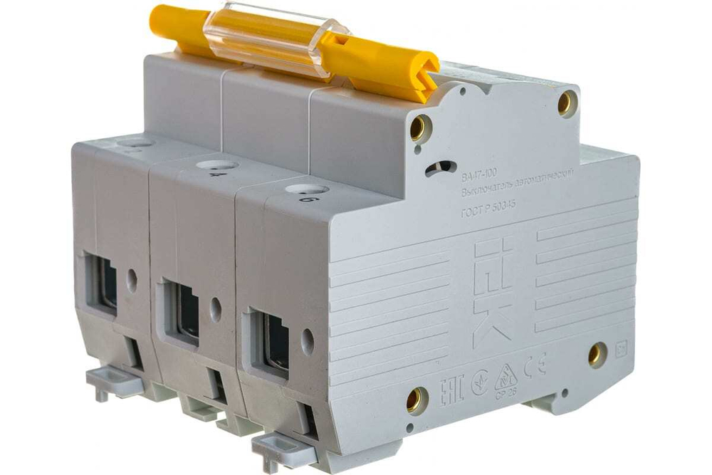 Автоматический выключатель ВА47-100 3Р 63А 10кА D IEK