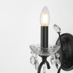 Бра светильник Rivoli Anamaria 2097-401 1 х Е14 40 Вт классика