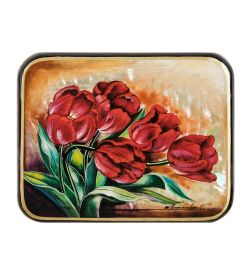 ШК-55/175-E Шкатулка «Тюльпаны» исп. Маркова