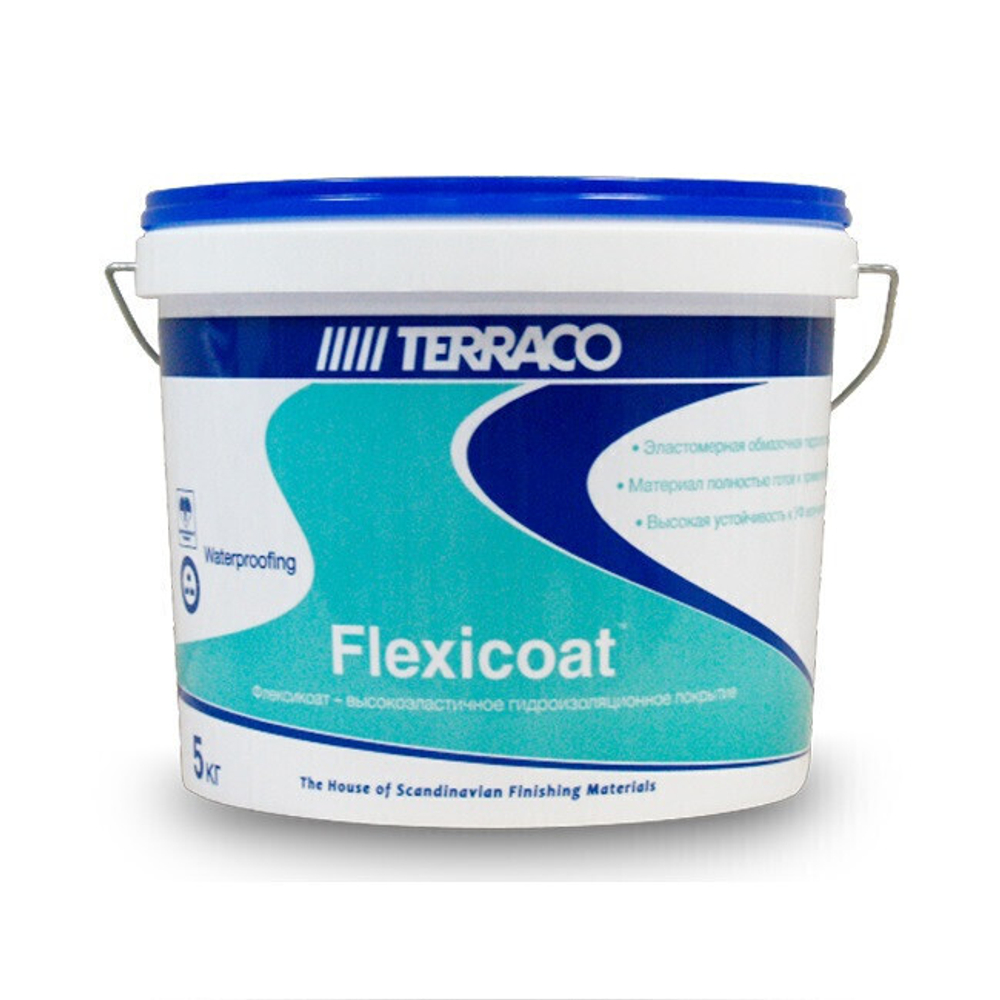 Гидроизоляция акриловая Terraco Flexicoat 4 кг