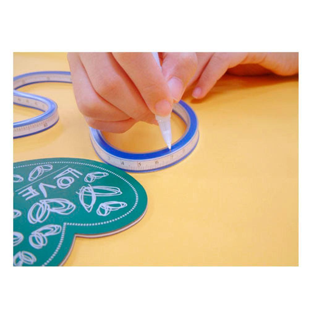 Линейка гибкая пластиковая 60 см