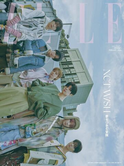 публикация ELLE (JAPAN) - 2026.02 NCT WISH Special Edition