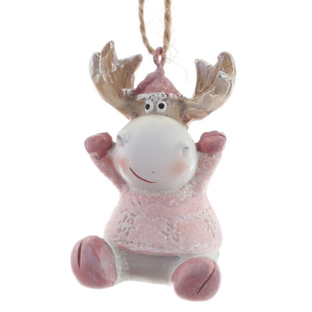 GAEM Фигурка декоративная подвесная "Олень", L4 W4 H5 см, 2в.
