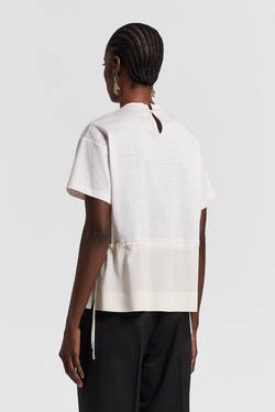 Футболка PESERICO комбинированная с шёлком купить 42IT