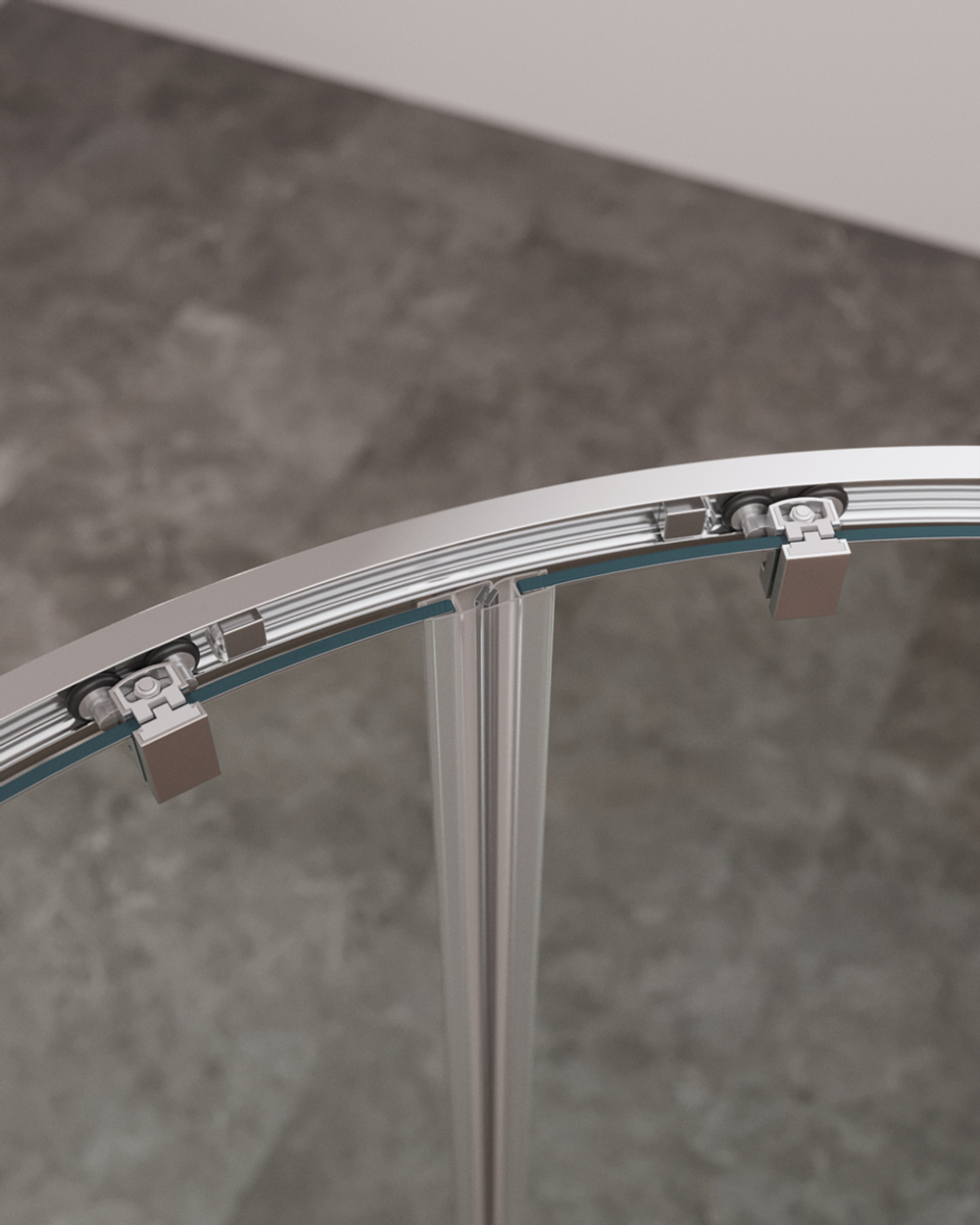 Душевой уголок Cezares MOLVENO-RH-2-120/90-C-Cr-IV, 120х90х195, профиль хром, стекло прозрачное