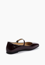 Туфли // Mary Jane // Bordo // Patent