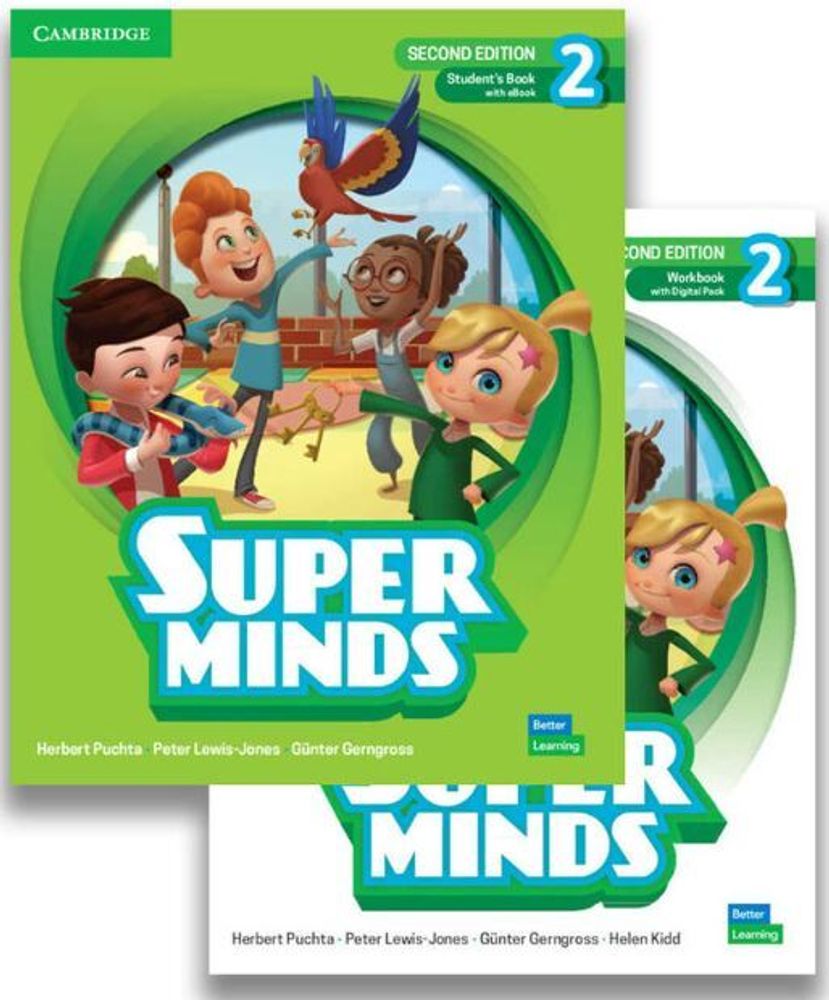 Super Minds 2 (2 Ed) Комплект SB+WB+CD
