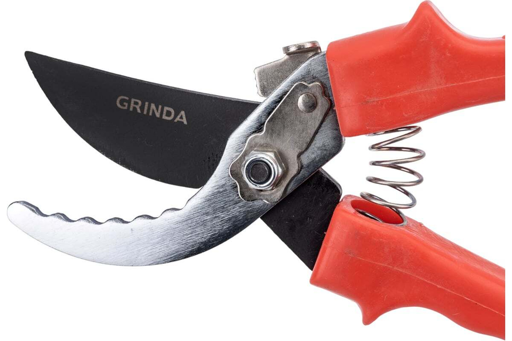 Плоскостной секатор с пластиковыми рукоятками Grinda G-31 200мм 40210_z02