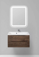 Тумба с раковиной Belbagno MARINO 90 2C-SO/BB900/450-LV-MR-AST Rovere Moro