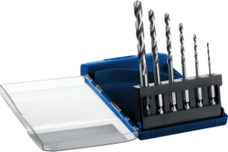 Набор сверл по металлу с шестигран. хвост., 6шт(2-8мм), сталь Р6М5, класс А ЗУБР ПРОФ-А