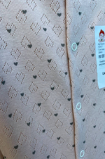 Комбинезон Сердечко (Малышеево) ажурная рибана Арт: 0204Р (Размер: 62)