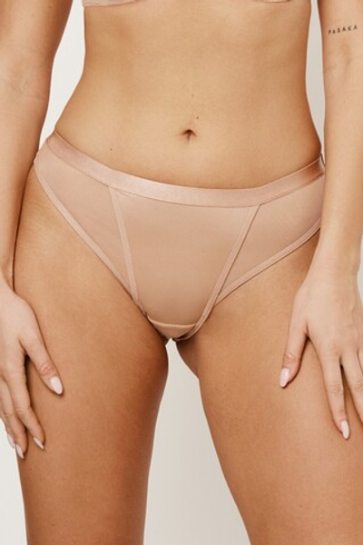 ROMA BEIGE Mini Трусы бразильяно