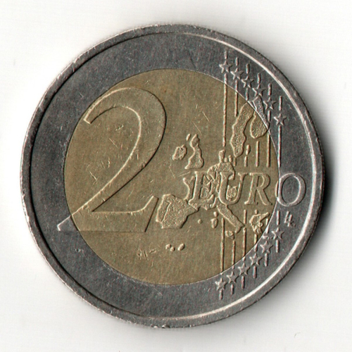 2 евро 2002 год Германия Федеральный орел VF