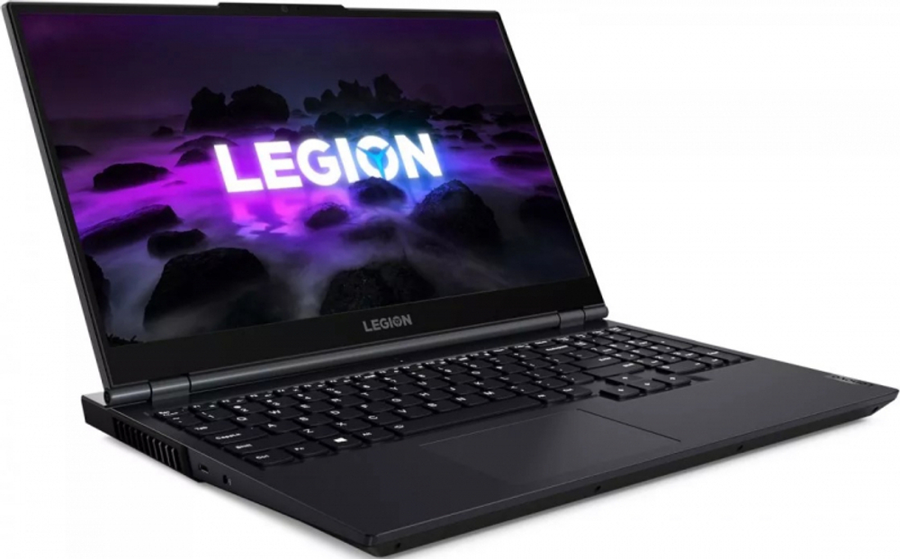 Ноутбук Lenovo Legion 5 15ITH6, 15.6", IPS, Intel Core i5 11400H 2.7ГГц, 16ГБ, 512ГБ SSD, NVIDIA GeForce RTX 3050 Ti для ноутбуков - 4096 Мб, noOS, 82JK0010RK, темно-синий
