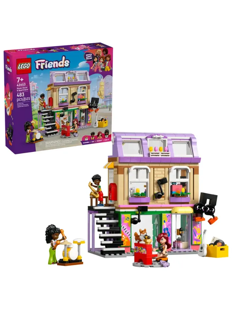 Конструктор Friends 42653 Музыкальный магазин и апартаменты