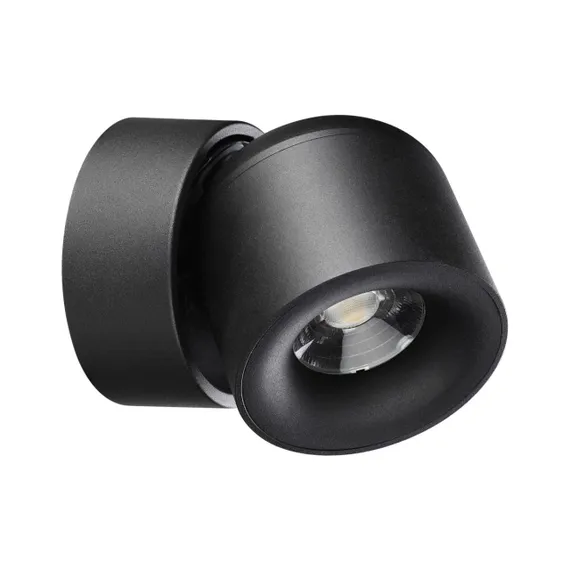 358809 OVER NT21 360 черный Светильник накладной светодиодный IP20 LED 10W 850Лм 4000K 220V GESSO