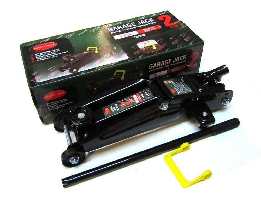 Домкрат подкатной гидравлический 2 т (h min 130мм, h max 380мм) RockForce##Rock FORCE RF-T82003