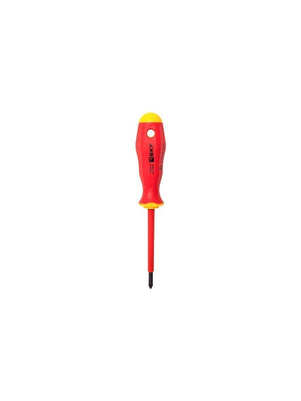 Отвертка Professional PZ-FL1х80мм VDE 1000В EKF pz-fl-1-80-pro-in