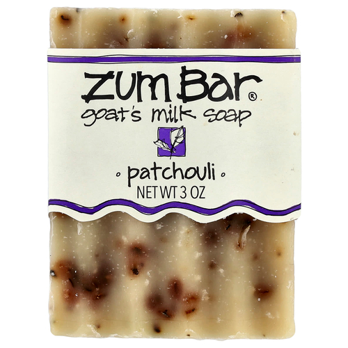 ZUM, Zum Bar®, кусковое мыло с козьим молоком, пачули, 3 унции