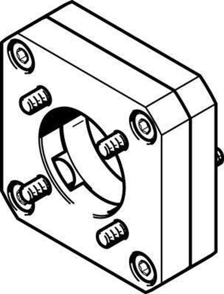 EAMF-A-44A/B-40G Фланец электродвигателя