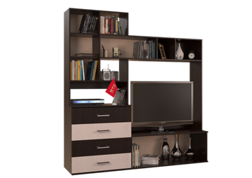 Белла bts Центральная секция венге / ясень белый