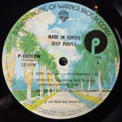Винтажная виниловая пластинка LP Deep Purple Made In Europe (Japan 1976) (Obi) Stormbringer P 10262W