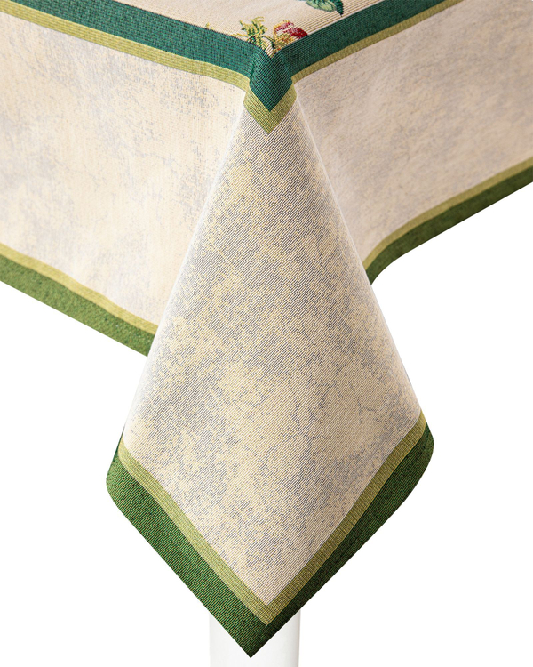 Скатерть прямоугольная 140х180см Mix&Match Home Королевский пион бежевая