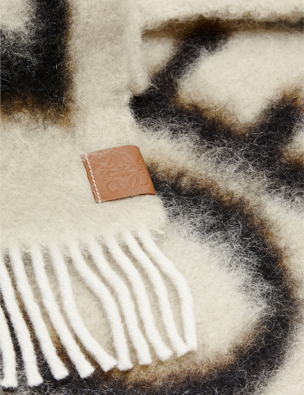 Шарф Loewe Wool Mohair Camel/Black (F811257X03-3154)