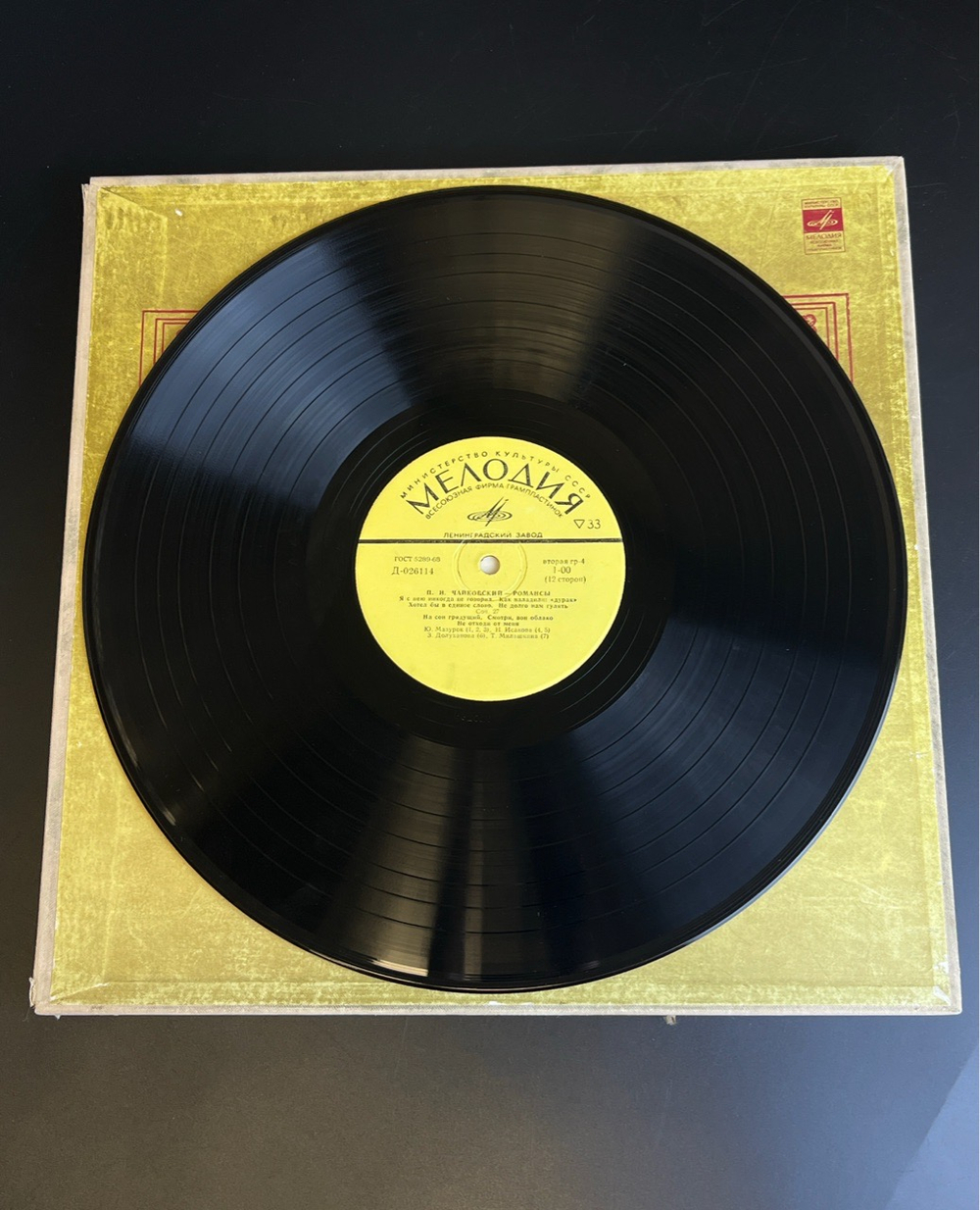 6 LP бокс П. И. Чайковский - Романсы. 6 Виниловых пластинок 12 дюймов. Мелодия СССР.