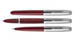 Перьевая ручка Parker 51 CORE BURGUNDY CT, перо: F, цвет чернил: black/blue, в подарочной упаковке.