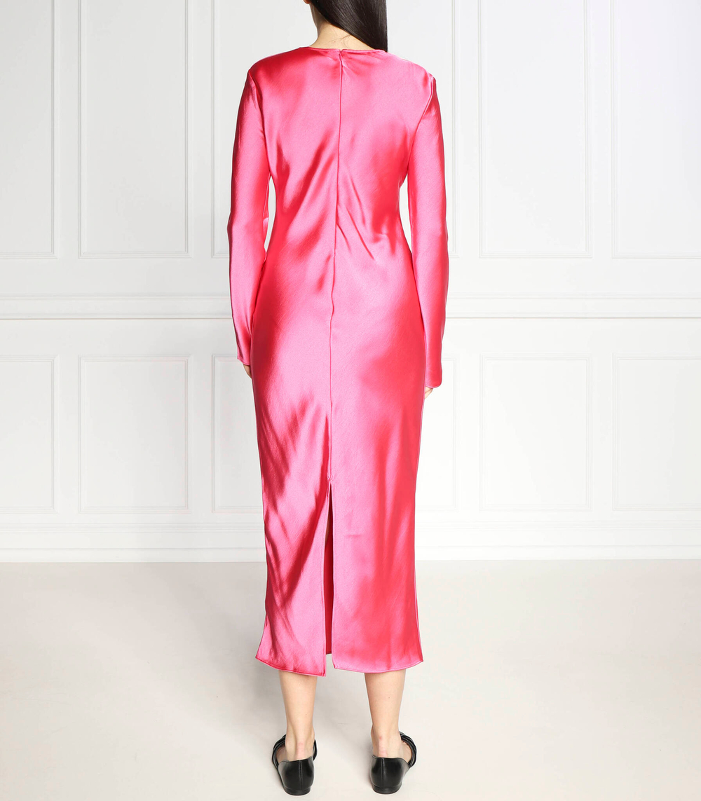 сатиновое платье Sams\u00f8e Sams\u00f8e - розовый(F22400176)