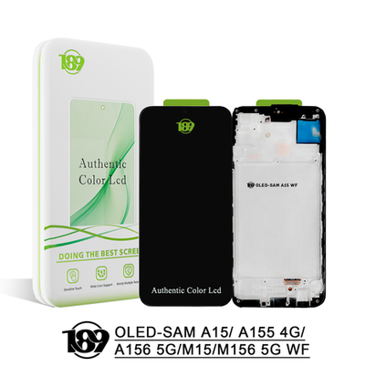 Дисплей Samsung A15 4G/ 5G/ M15 5G/ A155F/ A156B/ M156B Рама; бренд 189 (OLED+)