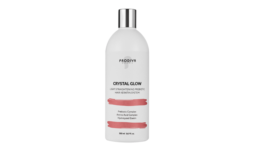Prodiva, глянцевый кератин CRYSTAL GLOW, 500 мл.