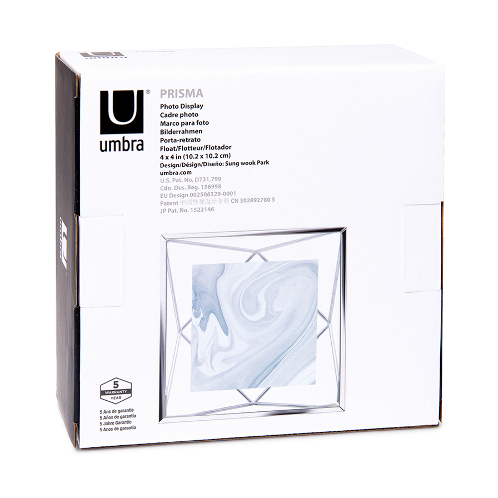 Фоторамка prisma 10х10 хром