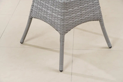 Стол Милан круглый С-профиль эбен