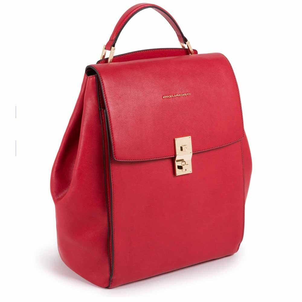 Рюкзак женский Piquadro Dafne Business CA5278DF/R красный натур.кожа