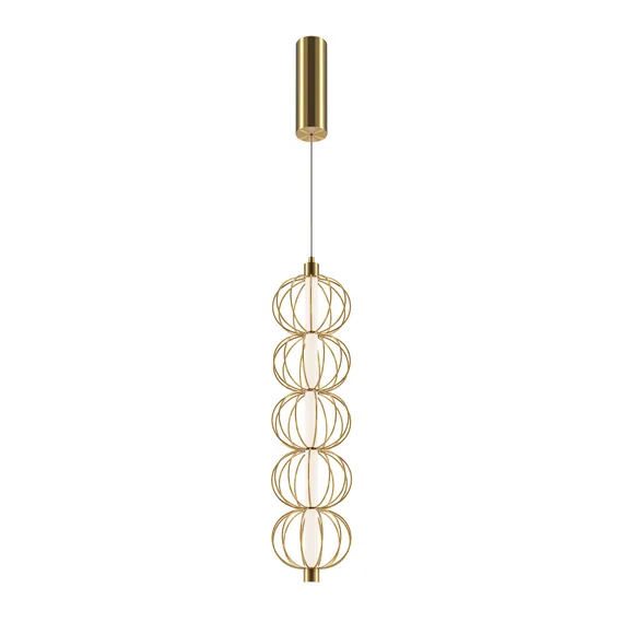 Подвесной светильник Золотая клетка / Golden Cage 3000К 17Вт Maytoni mod216pl-l10g3k