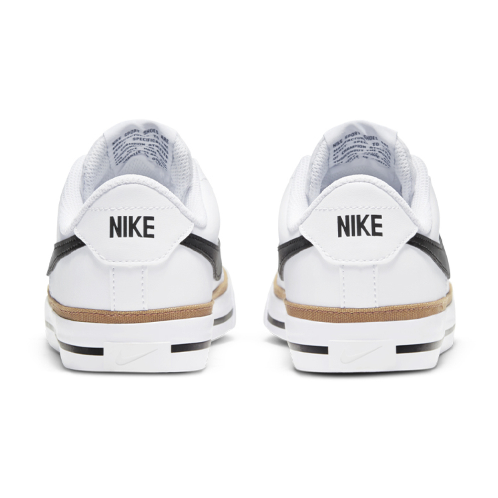 Кроссовки Nike Court Legacy GS White Desert Ochre