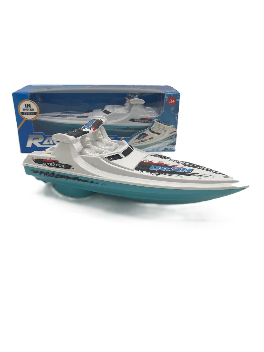 Игрушка Лодка Буря, на батарейках  (53912-1) цвет голубой