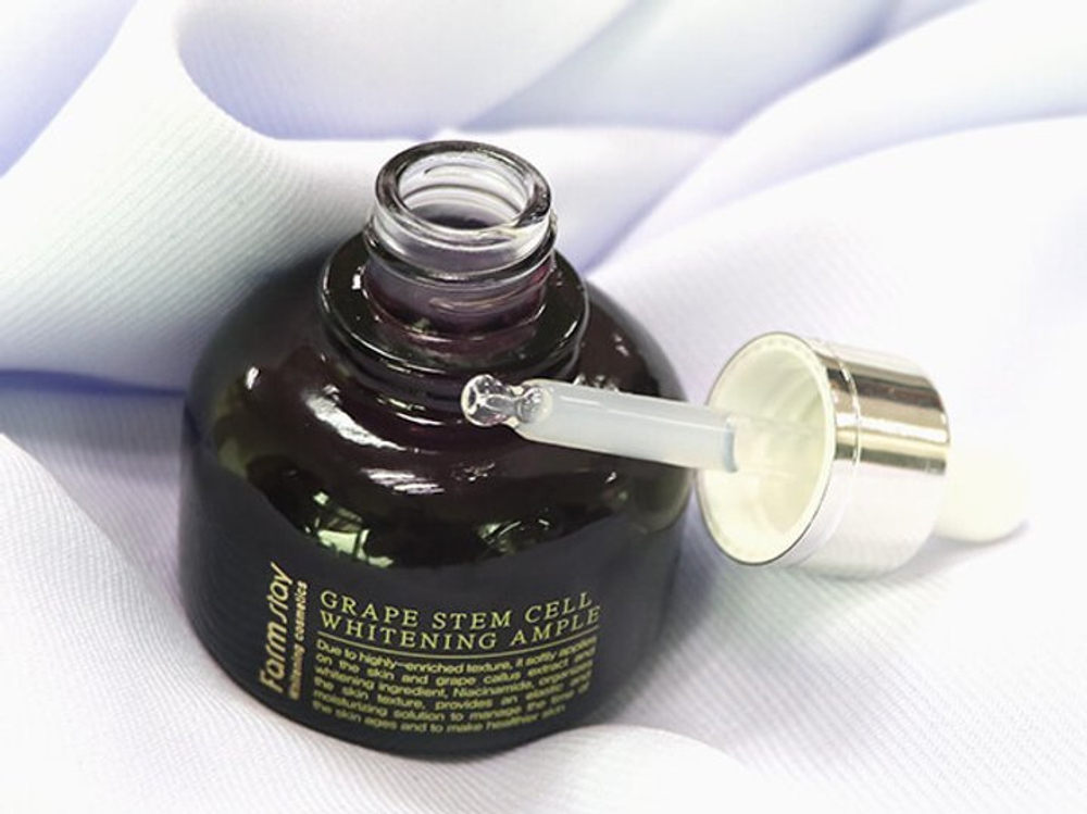 Farm Stay Grape Stem Cell Whitening Ampoule сыворотка с фито-стволовыми клетками