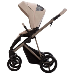 Детская коляска Bebetto Pelpasso Pro 2 в 1 02 св.бежевая кожа