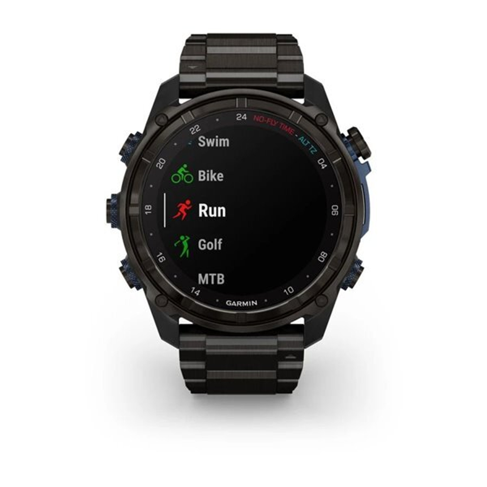 Умные часы Garmin Descent MK3i - 51 мм карбоново-серые DLC титановые с DLC титановым ремешком