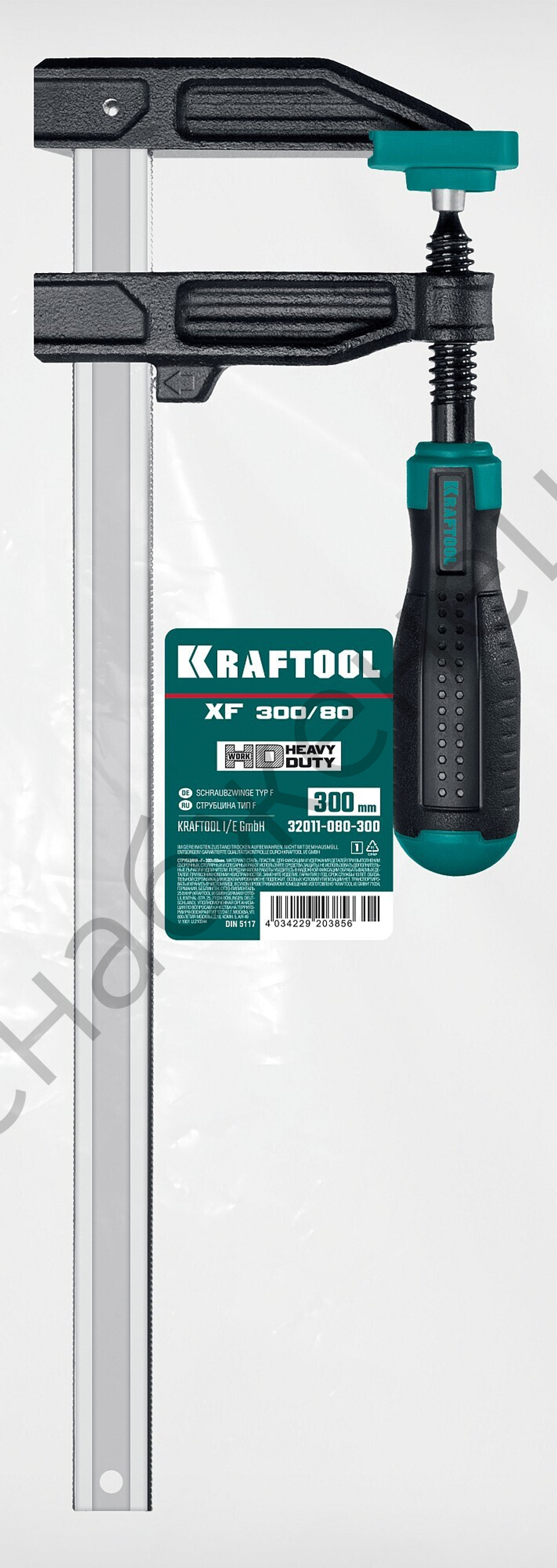 KRAFTOOL MF-300/080 80х300 мм, Струбцина F (32011-080-300)