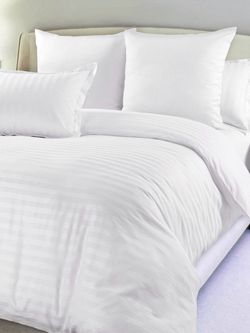 Пододеяльник Сказка "Сатин-страйп" 2-спальный на молнии 175х215 см